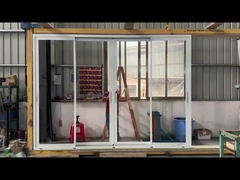 Porte pieghevoli in vetro di alluminio insonorizzato per stanze pieghevoli personalizzate Porte scorrevoli in alluminio