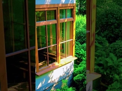 Colore muro di vetro per edifici personalizzati, muro di vetro unificato