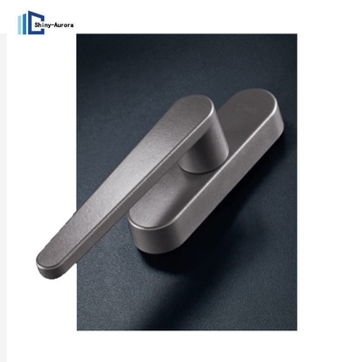 Porta con maniglia di finestra con rivestimento in polvere