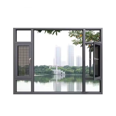 Casamento in alluminio nero Isolamento termico Isolamento acustico personalizzato