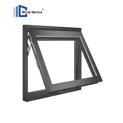 Home Office Verticale Aluminium Swing Window Dimensioni personalizzate
