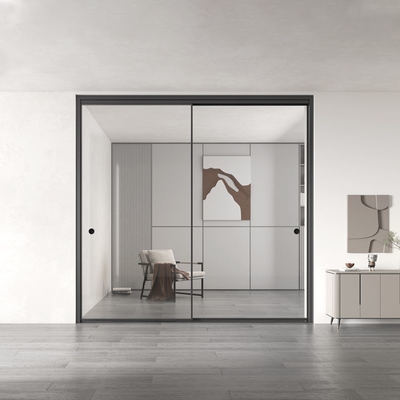 Porte scorrevoli in alluminio commerciale Finitura superficiale in stile francese