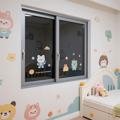 SA-150 Finestra Scorrevole in Alluminio Bianco con Isolamento Acustico