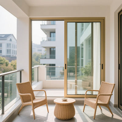 Porte scorrevoli in vetro e alluminio di lusso - Soluzioni moderne ed efficienti dal punto di vista energetico per la vita interna-esterna